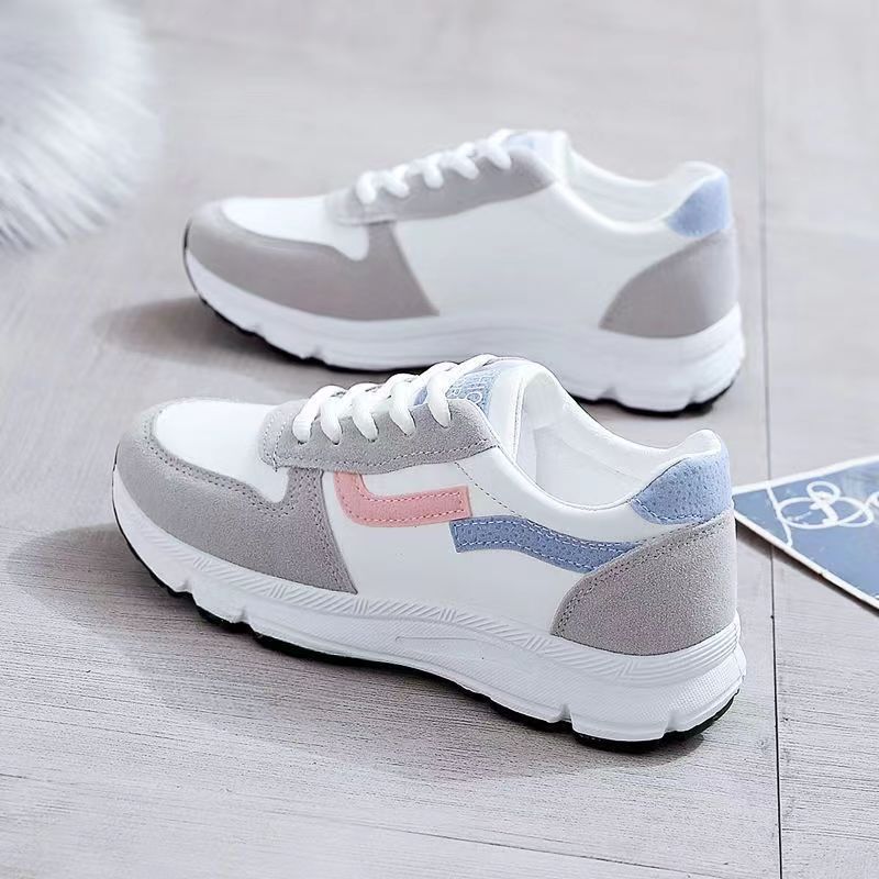 Autumn new board shoes student leather bread shoes flat-soled sports trendy shoes