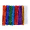 100Pcs Multiple Color Pipe Cleaners Craft Kit Flexible Bendable Wire Chenille Stems Children DIY Craft Decoration Making Kit Kids Girl Art Project