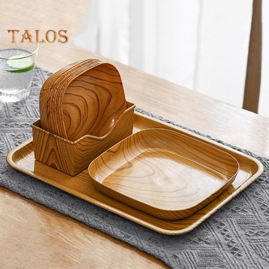 4/8Pcs Spit Bone Dish Large Capacity Storage Rounded Edges Reliable Cake Fruit Dessert Tableware Tray Restaurant Accessories