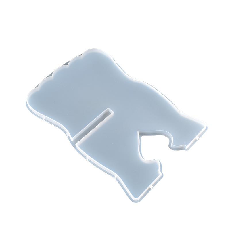 

1 шт. Кристальная эпоксидная форма Смола Абразивный инструмент Подставка для чтения книг Ноты Силиконовая форма