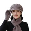 New Autumn and Winter Woolen Hats for The Elderly and Grandma Warm Knitted Hats for Middle Aged and Elderly Mothers Cotton Hats Ladies Hats