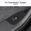 Italienische Oberseite Wildleder-Zieraufkleber LHD RHD Für Tesla Model Y Juniper 2025 2026-Up Fensterheber-Schalter Auto-Innenzubehör