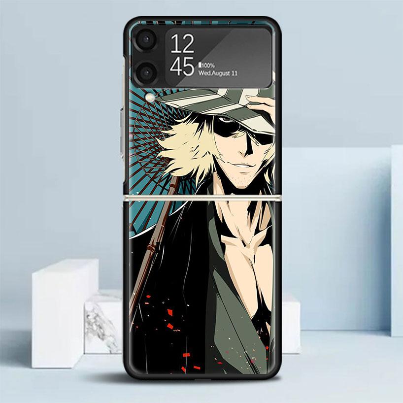 

Bleach Kisuke Urahara Phone Case For Samsung Galaxy Z Flip7 Flip6 5G Flip5 Flip4 Flip3 ZFlip 7 6 3 4 5 Shockproof Back Cover Gal Samsung Z Flip 6