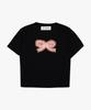 PINK PINEAPPLE Loving Ribbon Ts_Black