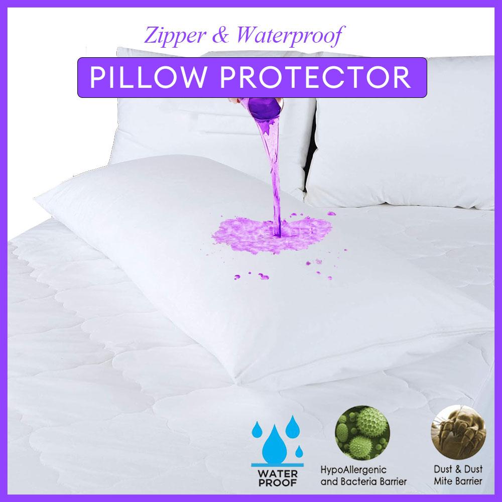 1 st Waterdichte Bolster Beschermer Rits Kussensloop Bedwantsbestendige Kussensloop 38x100cm Wasbaar 50x70cm