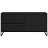 TV Stand in Black Oak Finish 100 x 36 x 49.5 cm
