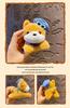 Trendy Cute Dog Plush Keychain Pendant - Adorable Cartoon Figure for Bags and Couples