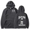 Death Row Records Hoodies Frühling Herbst Fleece Hoodie Pullover Mode Männer Frauen Locker Kapuzenpullover Hip Hop Streetwear Top