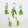 10 Pieces Fun and Lovely Cucumber Charm Keyring Portable Key Holder Accessory for Decorating Purses and Car Keys