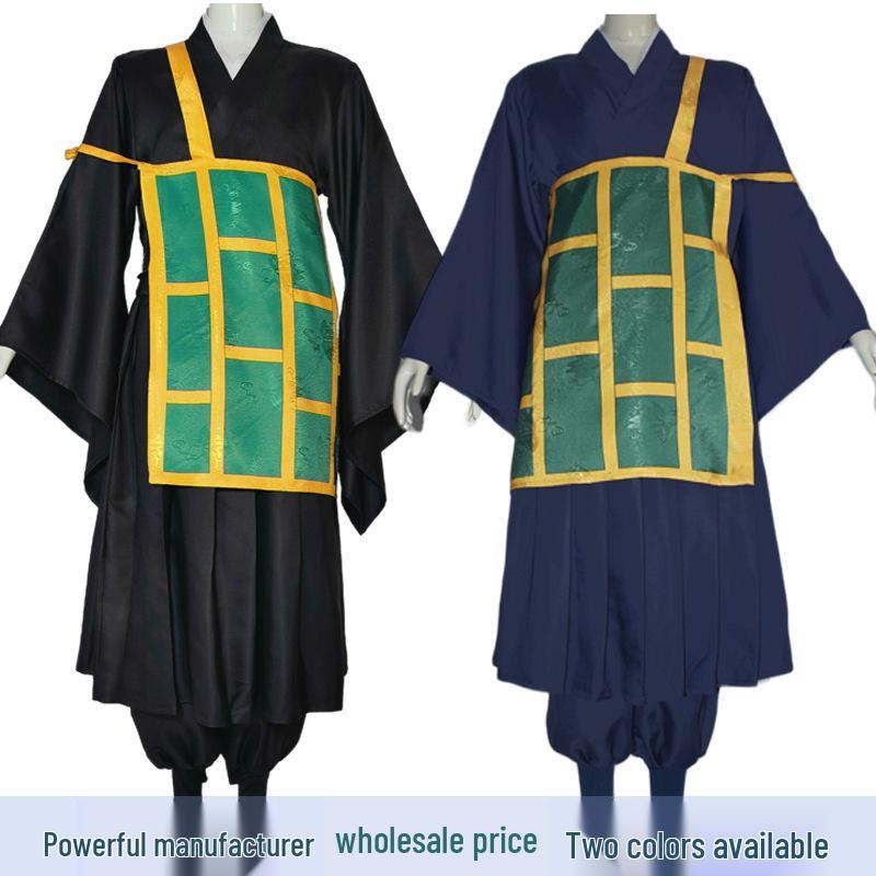 Jujutsu Kaisen Geto Suguru Costume Cosplay Nero e Blu Set per Performance Teatrale Anime