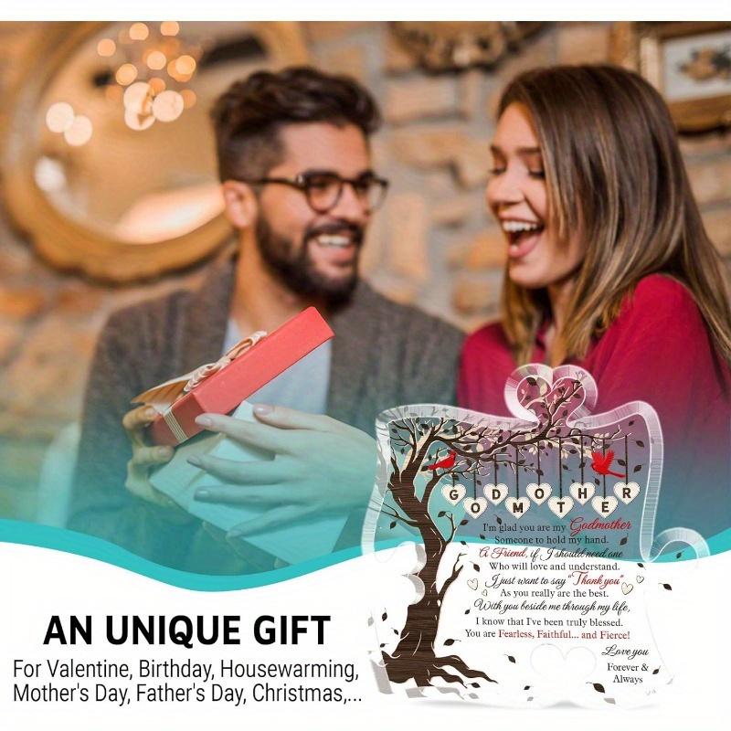 Godmother Acrylic Plaque - Heartfelt Thank You Gift for Godmama with Photography Utility