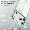 For iPhone 17 Pro Case Compatible with MagSafe TPU PC Acrylic Shockproof Clear Phone Back Cover