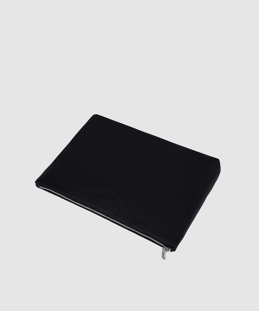 Lotuff Men'S Leather Clutch Bag Lo-6403-M Bk Black