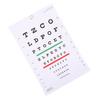 Premium Snellen Oogkaart Wandkaart Plastic Waterdicht Snellen Kaarten Voor Oogtest Examens