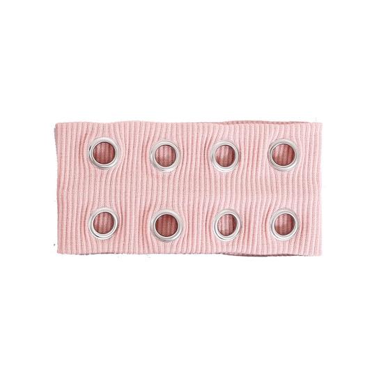 Women Hair Band Punk Style Rock Stretch Headband with Hollow Eyelets Aesthetic Design Hair Accessories