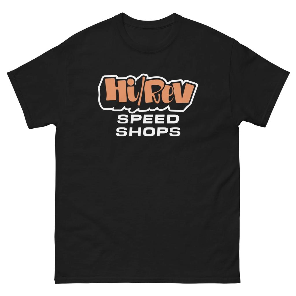 Hi/Rev Speed Shop Graphic Tee Shirt Unisex Classic Tee