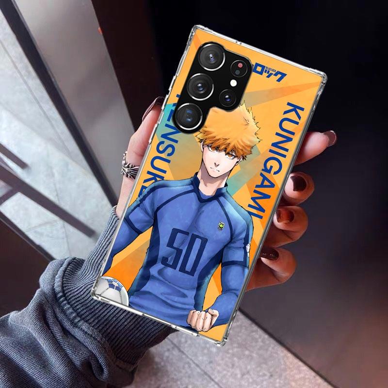 Heißes Anime Blue Lock Handyhülle Für Samsung Galaxy S26 S25 Edge S24 S23 Ultra S22 Plus S21 S20 FE Weiche TPU Rückseite Hülle Galax