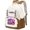 Animation Cartoon Printed Backpack Macaron Color Burden Reduction Ridge Protection Primary And Secondary School School Bag