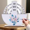 1PC New Day Creative Wooden Perpetual Calendar Desk Calendar Household Parent-child Hand-painted Table Ornament Decorative Calendar Family