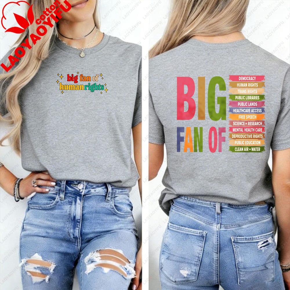 Big Fan of HuUnisex Rights Retro Vintage Tshirt Radicalized By Basic Decency Sweatshirt Everyone Welcome Hoodie Gift for Liberal
