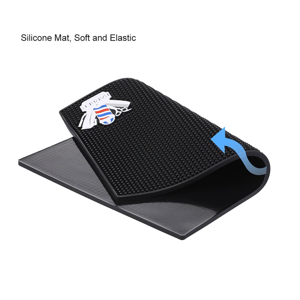 Bestauty Salon Silicone Styling Tools Mat Heat Resistant Mat Tray for Curling Irons Flat Irons Straighteners Flexible