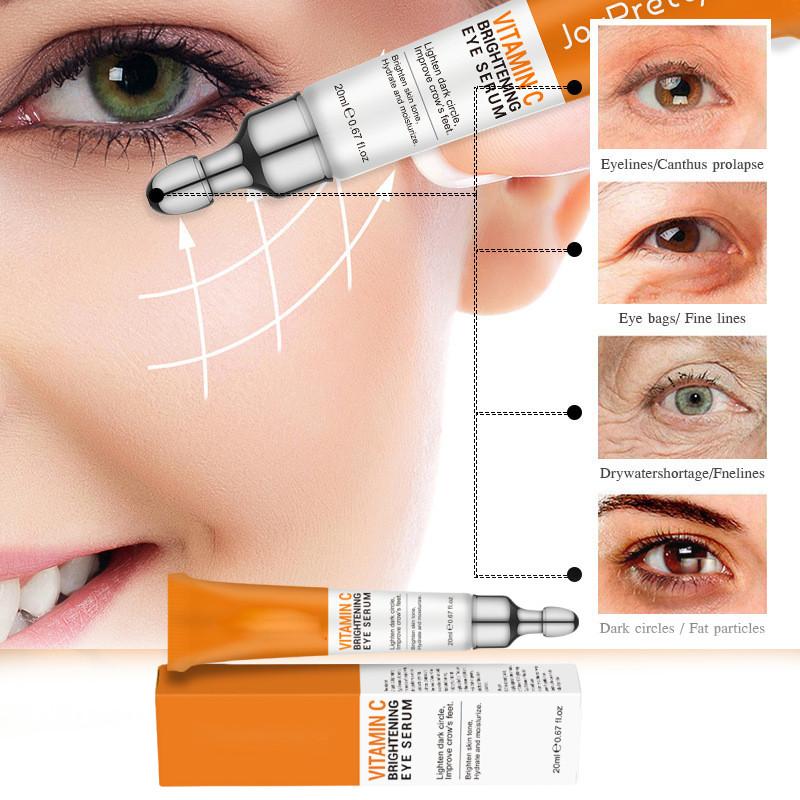 Vitamin C Brightening Eye Serum For Dark Circles Puffiness And Fine Lines In 20ml
