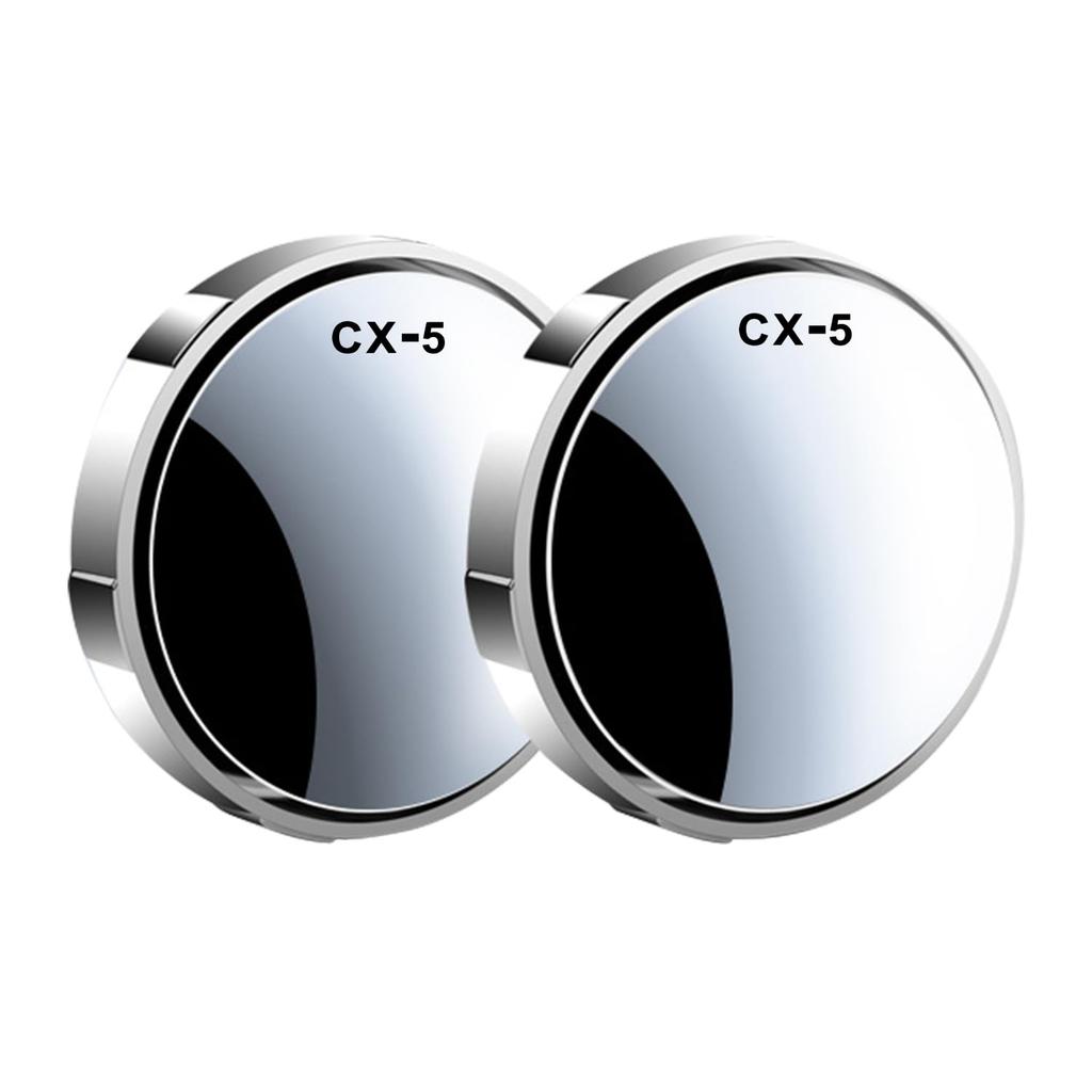 Yamlten Car Door Auxiliary Blind Spot Compatible with Adjustable Side Eliminate Blind Easy Set of Silver Mirrors, Mirrors, CX-5, 360-Degree Mirrors,
