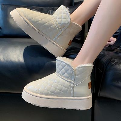 Classic Thickened Fluff Women's Snow Boots New Comfortable Women Winter Ladies Shoes Warm Ankle Boots Chunky Botas D379