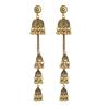 Bohemian Bells Long Fringed Chain Earrings Retro Ethnic Style Earrings High-End Earrings