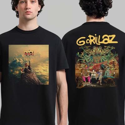 Gorillaz 2025 The Mountain T-Shirt Maglietta Fan Band Concerto Unisex S-5XL