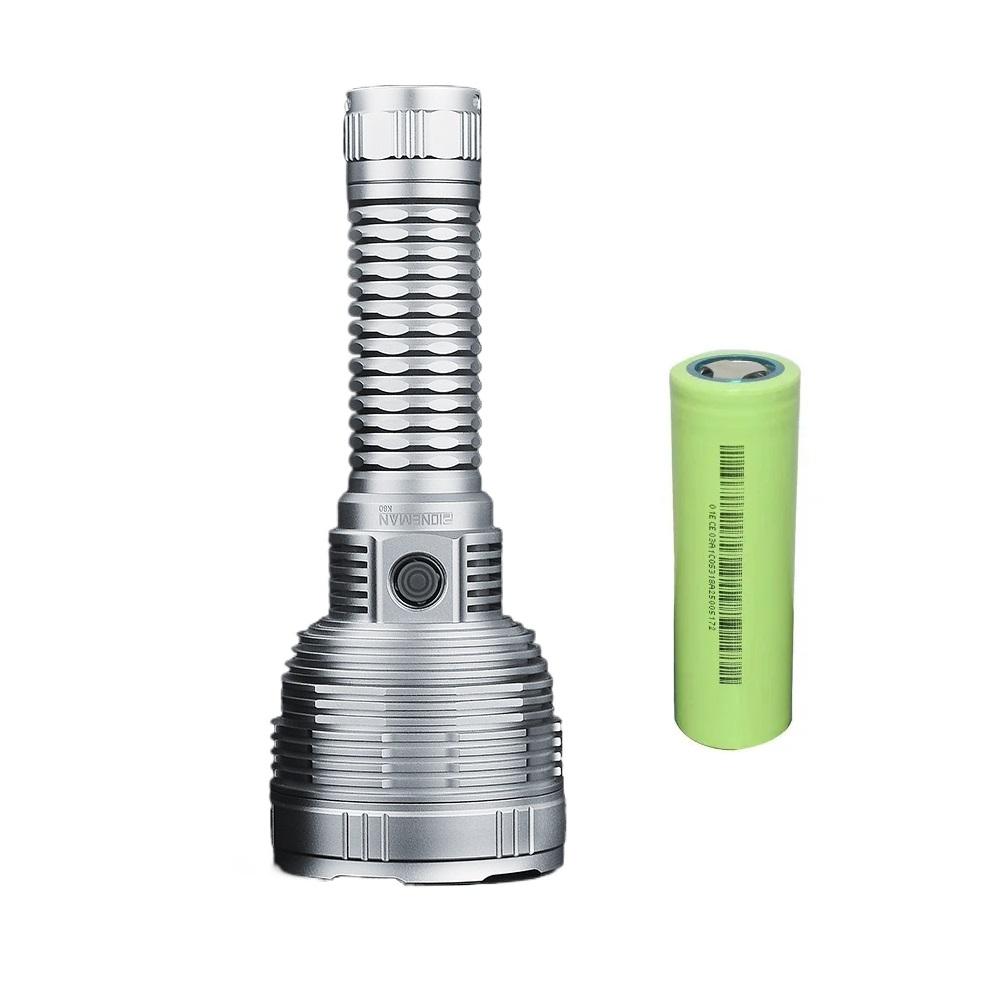 Convoy Powerful Tactical Flashlight SBT90.2 6400 Lumens Super Bright Searchlight 26800 Battery for Camping Search Self-defense