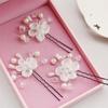 Pearl Plait Hair Festival Headdress Accessories Hairpin Bride Hairpin Hair Clip Floral Hairpin