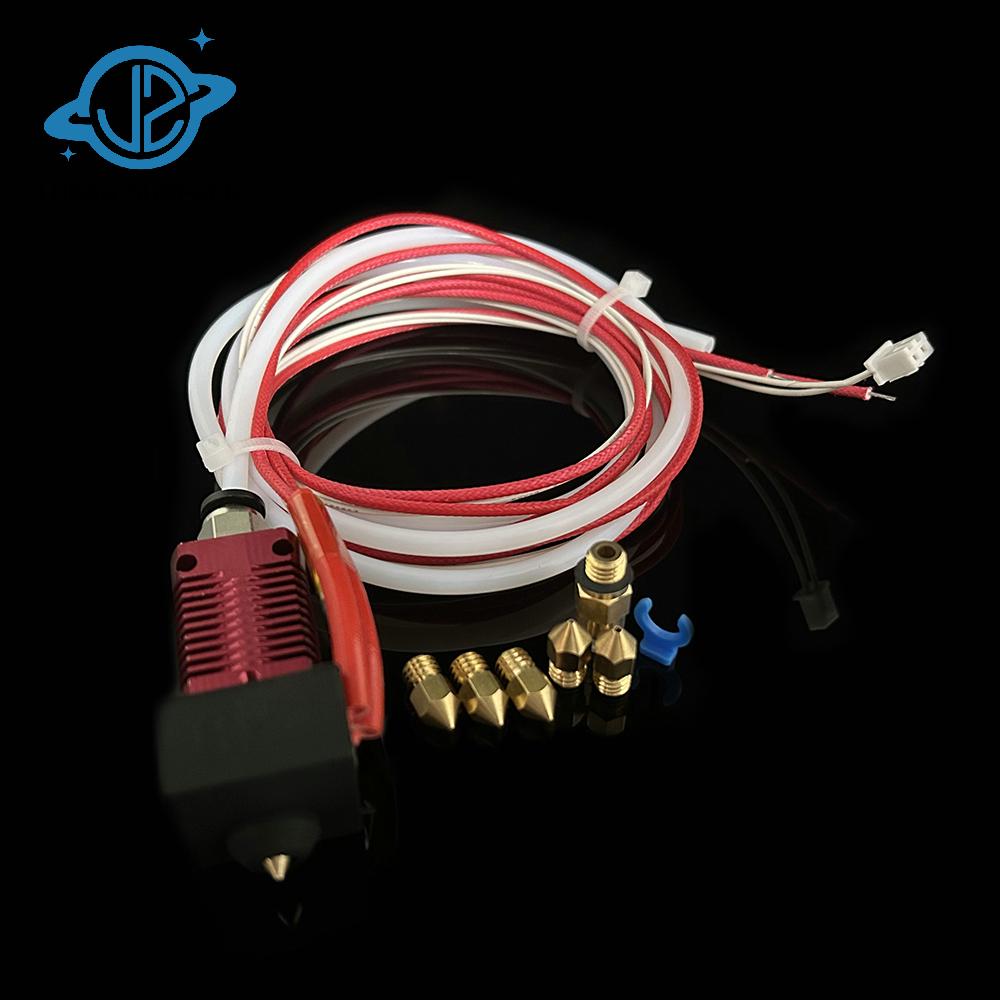 3D Printer Ender 3 Metal J-Head CR10 MK8 Hotend Extruder Kit Heat Block Nozzle Heater Thermistor for CR10s Pro Ender3 V2 Ender 5