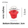 New Beautiful Handmade Flower Storage Basket Hand-Woven Round Shape Wicker Flower Basket Storage Baskets For Plant Home Wedding