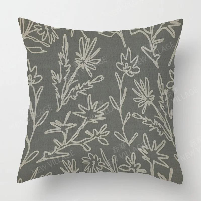 Modern Home Living Room Decor Throw Pillow Covers Cushion Sofa 35x35cm 40x40 60x60cm 45x45cm 40*40 Pillowcase Boho Plant Nordic