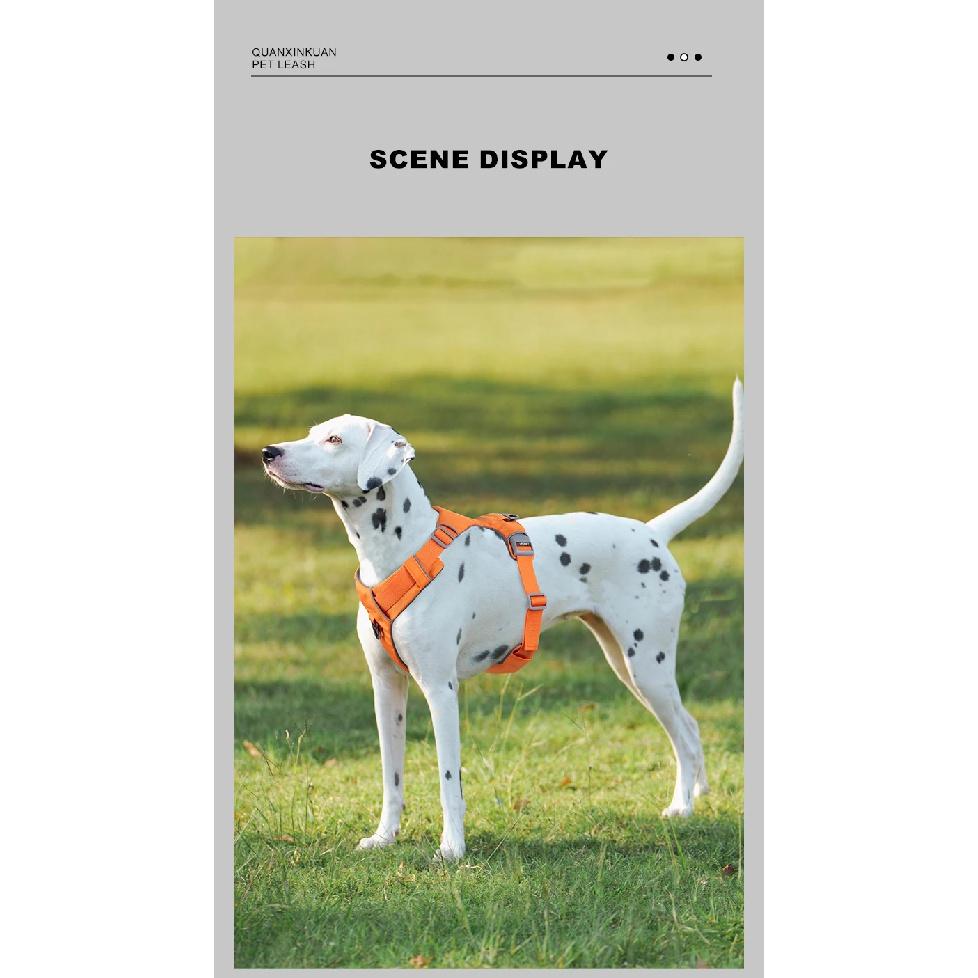 Pet Dog No Pull Safety Chest Harness Function Anti-explosion Walk For Small And Medium Dog Solid Durable Harness German Shepherd