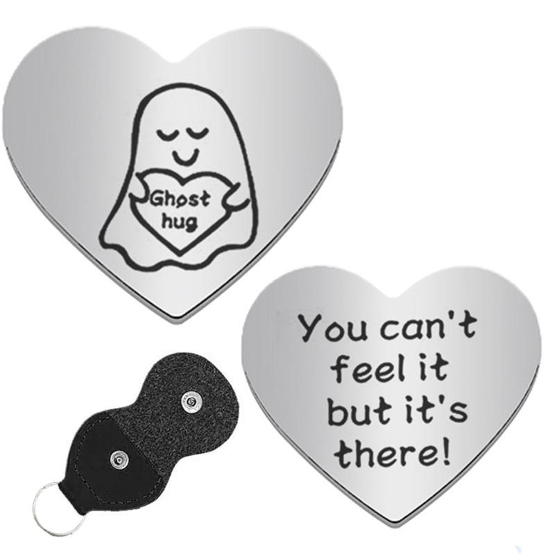 Heart Shaped Keychain Little Pocket Hug from Mom Unique Keychain Fashion Jewelry