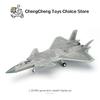 1:72 Blocs de Construction Créatifs Série Militaire Chinois Chengdu J-20 Chasseur Furtif Fire Fang Modèle Jet Jouets Pour Garçon Cadeaux de Noël