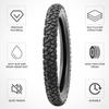 PaoWin 6PR 47P Motorcycle Tire Thick TR4 Motorcycle Motorcycle Motorcycle 2.75-17 Tire, TT, 2.75-17 Tire, 2.75-17 + 2.50/2.75-17 Tube, Wall, Valve,