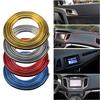 5M/Pcs Universal DIY Car Styling Flexible Interior Decoration Molding Trim Strips Auto Door Edge Sticker Auto Chrome Decor Trim