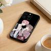 N-Tamon's B-Side Phone Case For iPhone 17 16 15 14 13 12 Max Plus Silicone Black Cover