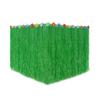 Vibrant Tropical Hawaiian Table Skirt, Easy-Hang & Reusable Decor for Party, Luau & Outdoor Events -  Summer Party Decor