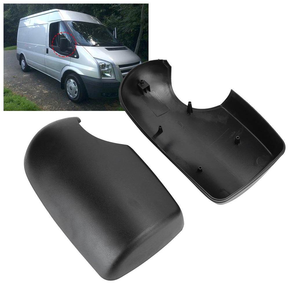 Pair of Rearview Mirror Cover Backup Side Mirrors Cap Fit for FORD TRANSIT MK6 MK7 2000‑2013