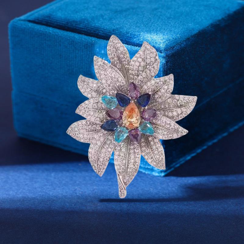 

Аксессуары для чонсама, классический стиль, цветная брошь в виде цветка, женский, элегантный, благородный стиль, корсаж, декоративная булавка, подарок серебряный