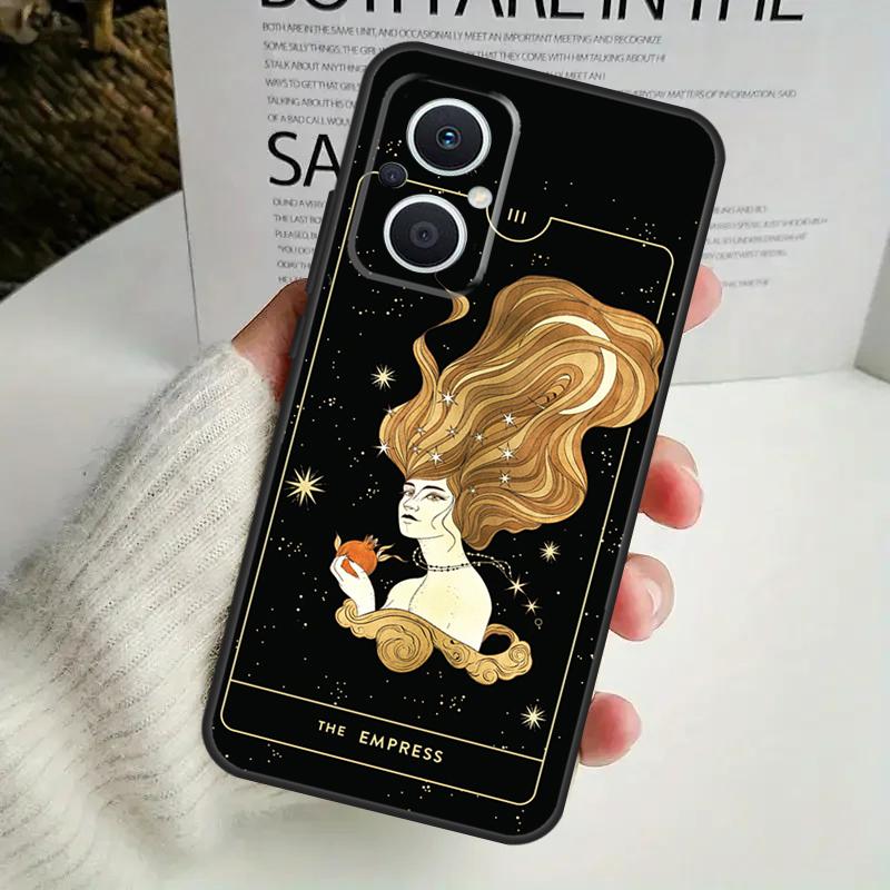 Witches moon Tarot Mystery totem Phone Case For OPPO Reno 14F 12F 12 11 13 F 10 Pro 8T 7 8 Lite OPPO Find X9 X8 X6 X5 Pro Cover