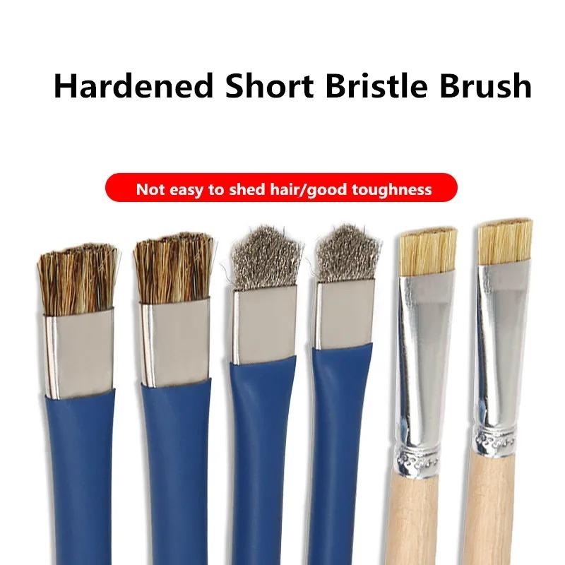 Hard Brushing Brush for Mobile Motherboard Repair IC Pad Cleaning Brush Hard Brushing Brush Welding Oil Cleaning Brush
