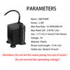 USB Bottom Suction Pump 5V 2.5W for Pet Water Dispenser Landscaping Circulating Fish Tank Landscape Decoration Small 1Pc