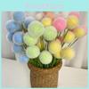 5 Plush Fake Flocked Ball For Home Decoration And Event Styling