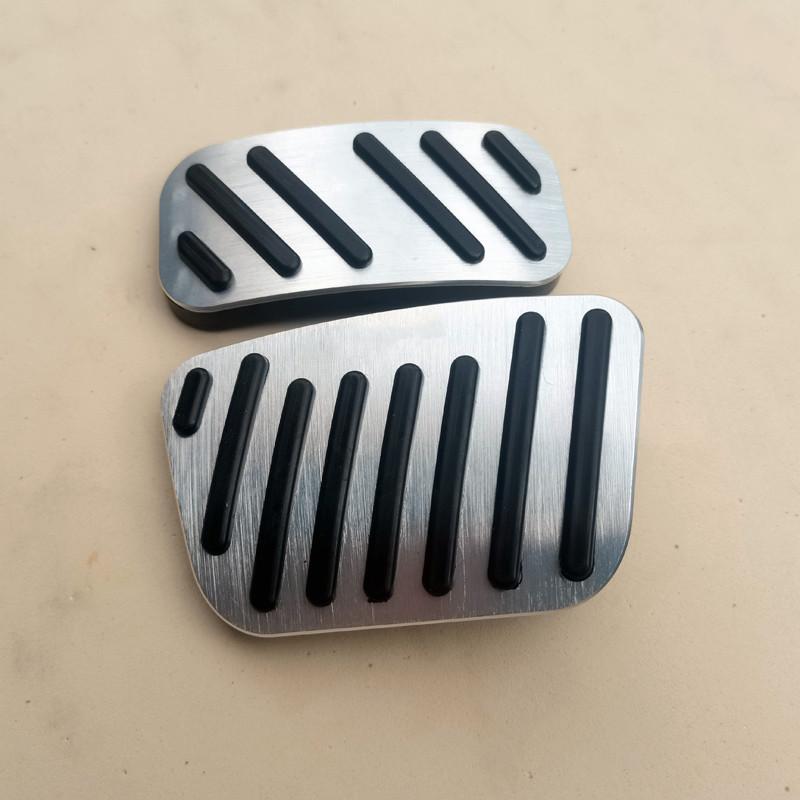 For Toyota Tundra Sequoia  2024 Car Accessories Aluminum Brake Accelerator Pedal Non-Slip Cover Non-Destructive tallation