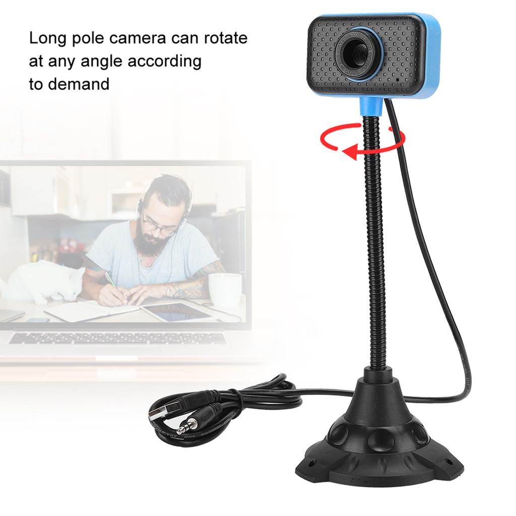 Long Pole Camera ABS 480P High Definition for Network Live Computer Office Supplies